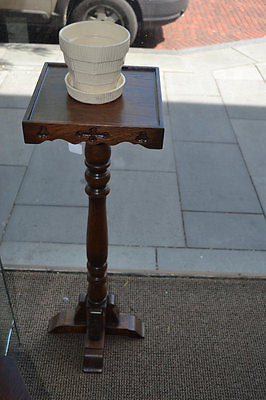 OUT OF STOCK Mission Plant Stand with Decorative Cut Outs - Crafters and Weavers