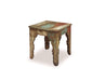 La Boca Carved Leg End Table - Crafters and Weavers