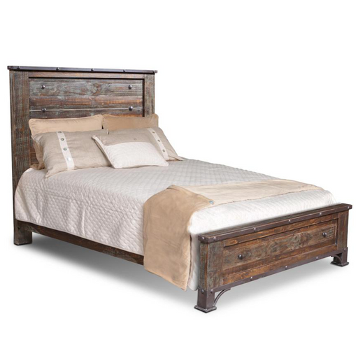 Logan Boulevard Bed Frame - Queen - Crafters and Weavers