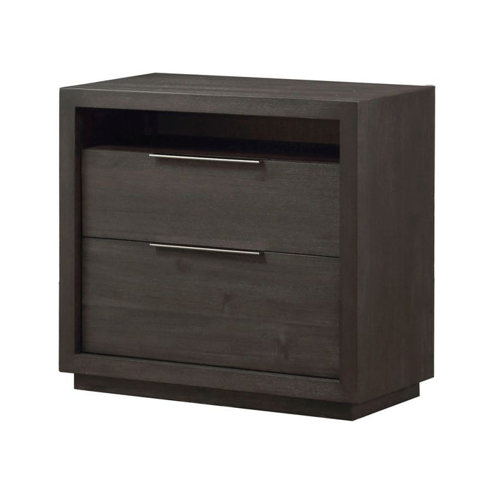 Solstice Modern 2 Drawer Nightstand - Crafters and Weavers