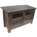 Emerson Kitchen Island - Rustic Walnut - Crafters and Weavers