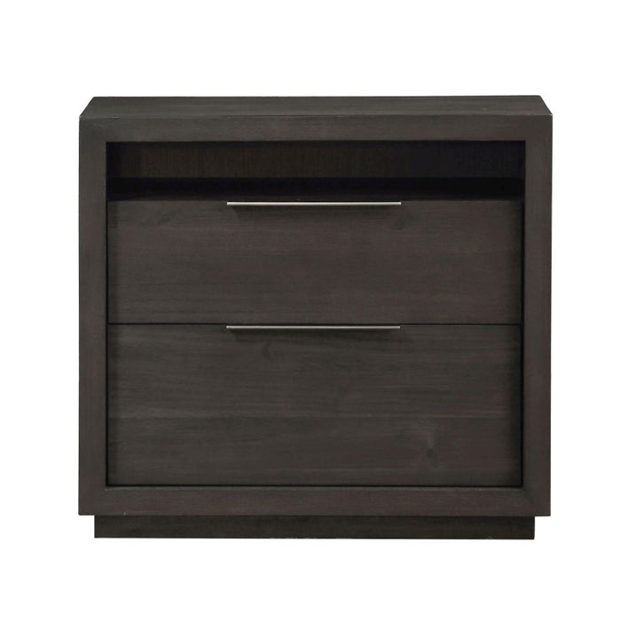 Solstice Modern 2 Drawer Nightstand - Crafters and Weavers