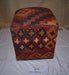 One of a Kind Kilim Rug Pouf Ottoman foot stool - #223 - Crafters and Weavers