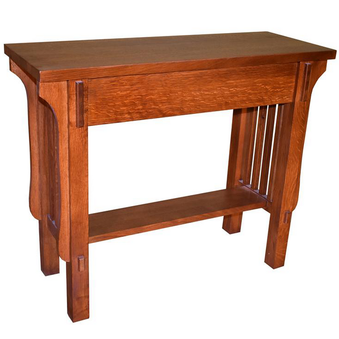 Craft Think Console Table Solid Oak Mission / Arts and Crafts Crofter Style Console Table / Sofa ...