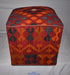 One of a Kind Kilim Rug Pouf Ottoman foot stool - #23 - Crafters and Weavers