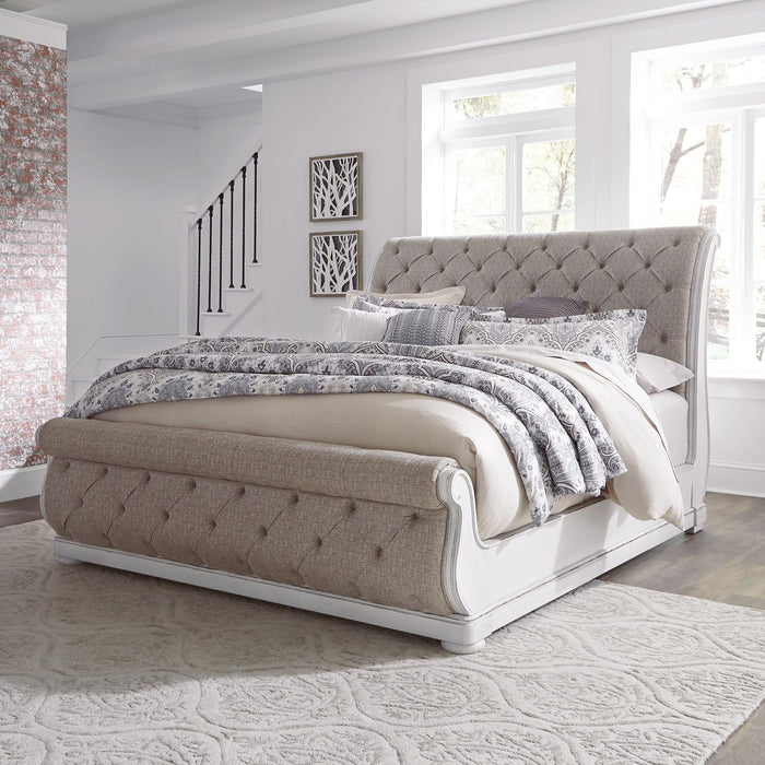 Artemis Upholstered Sleigh Bed