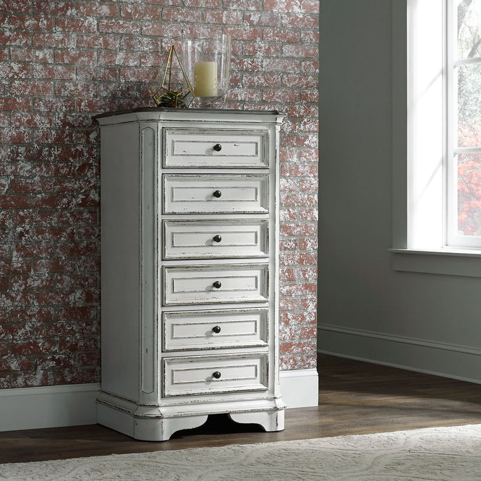 Greenview Barn Door Dresser with 4 drawer Highboy - Distressed White Crafters and Weavers Greenview Barn Door Dresser with 4 drawer Highboy - Distressed White Crafters and Weavers