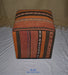 One of a Kind Kilim Rug Pouf Ottoman foot stool - #250 - Crafters and Weavers