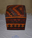 One of a Kind Kilim Rug Pouf Ottoman foot stool - #258 - Crafters and Weavers