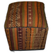 One of a Kind Kilim Rug Pouf Ottoman foot stool - #290 - Crafters and Weavers