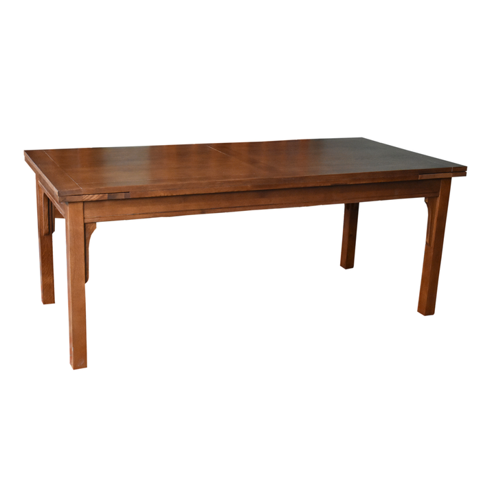 SOLD OUT Mission Stow Leaf Table & Arrow Back Chair Dining Set - Light Oak - Crafters and Weavers