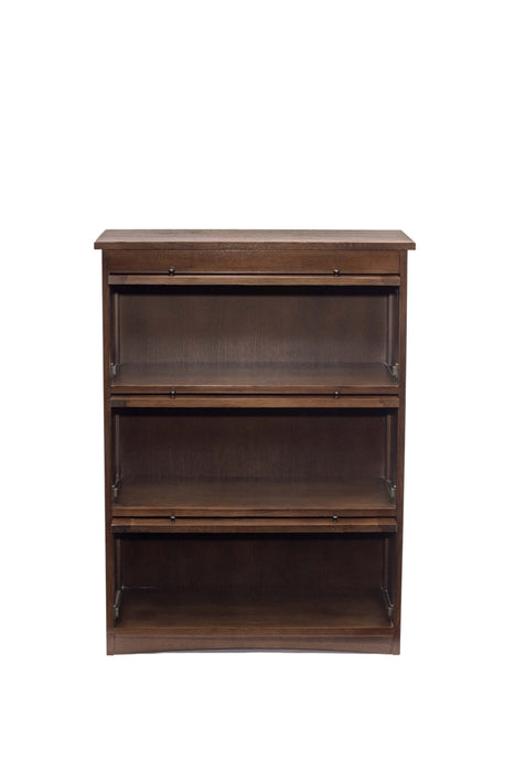 Mission Craftsman Style Oak Barrister Bookcase - Walnut stain