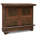 DISCONTINUED Addison Rustic Bar Table with Wine Cabinet - 48" - Crafters and Weavers