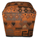 SOLD OUT One of a Kind Kilim Rug Pouf Ottoman foot stool - #33 - Crafters and Weavers