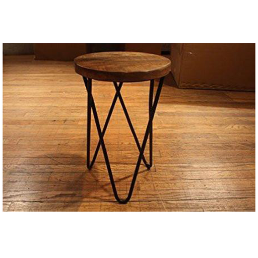 CLOSED Ashland Hair Pin Leg Stool - Crafters and Weavers