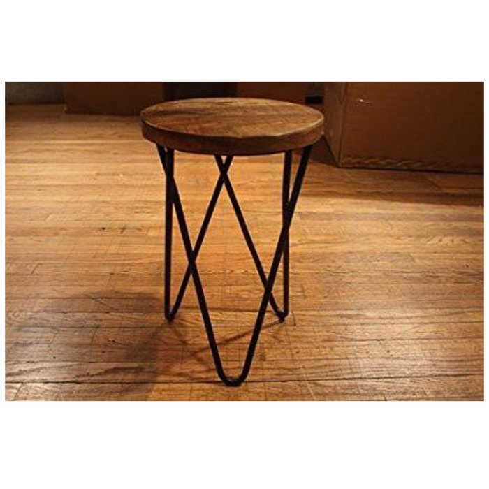 CLOSED Ashland Hair Pin Leg Stool - Crafters and Weavers