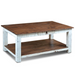 Montclare Coffee Table - White - Crafters and Weavers