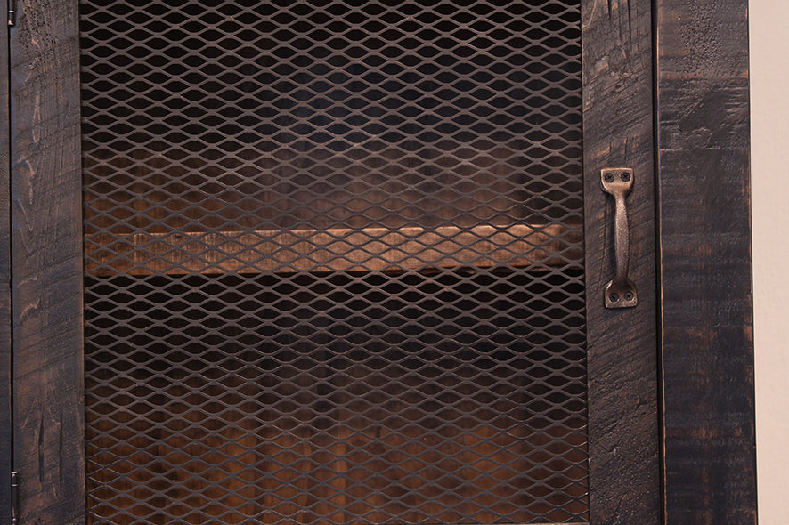 Greenview Farmhouse Gentleman's Chest / Armoire - Black - Crafters and Weavers