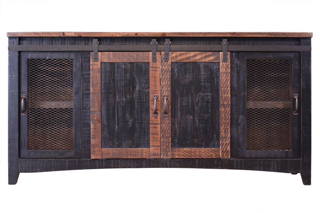 PREORDER Greenview Sliding Door Media Set - Distressed Black - Crafters and Weavers