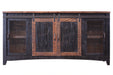 PREORDER Greenview Sliding Door Media Set - Distressed Black - Crafters and Weavers