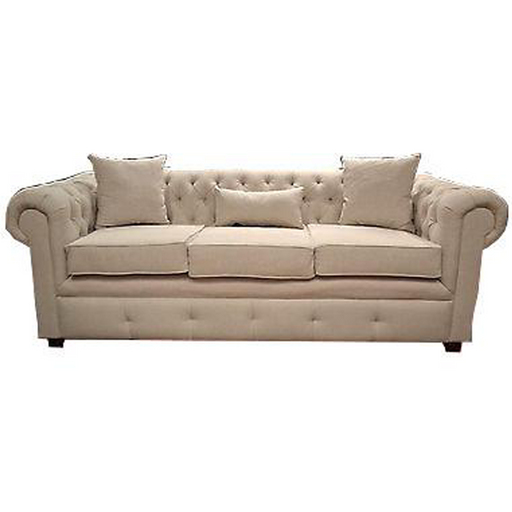 Upholstered Chesterfield sofa - Crafters and Weavers