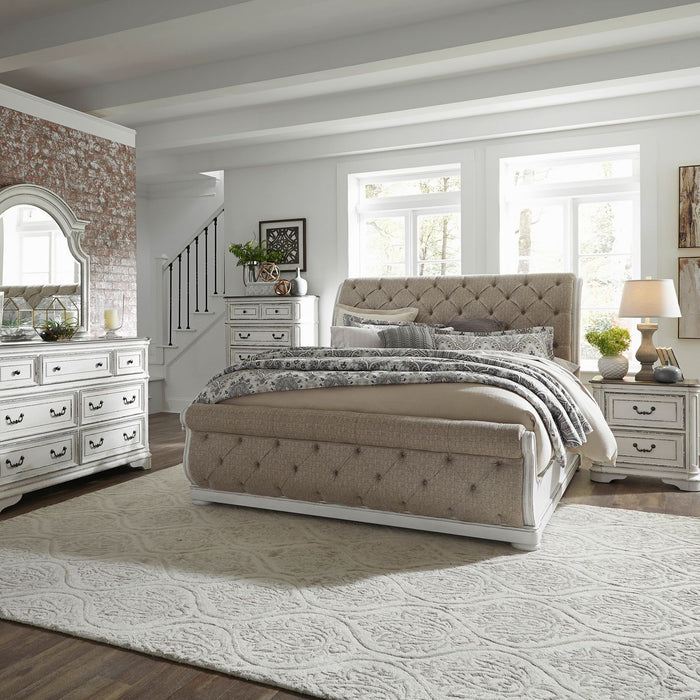 Artemis Upholstered Sleigh Bedroom Set