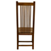 SOLD OUT Mission Stow Leaf Table & High Back Chair Dining Set - Light Oak - Crafters and Weavers