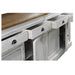 DUPLICATE - MEXICO - Asbury 4 Door 4 Drawer Sideboard - White - Crafters and Weavers