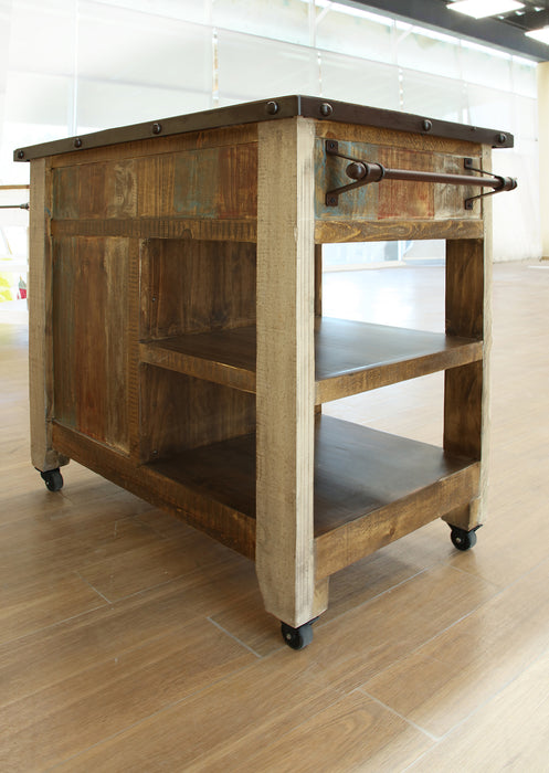 Bayshore Kitchen Island - 39" - Crafters and Weavers