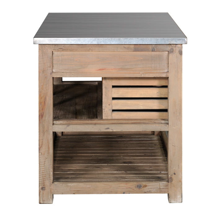 DUPLICATE - MEXICO - Barlow Crate Kitchen Island - Crafters and Weavers