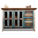 La Boca Sideboard with Glass Doors - 55" - Crafters and Weavers