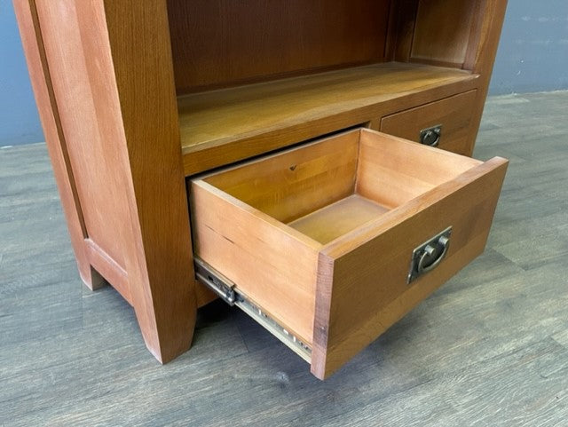Mission Open Shelf Bookcase - Walnut
