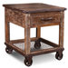 Addison Loft Caster Wheel End Table - Crafters and Weavers