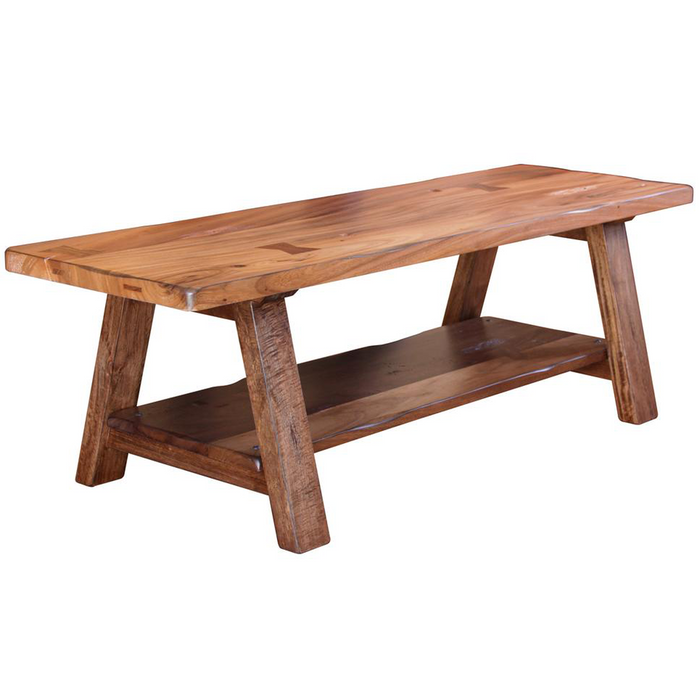Granville Parota Wood Dining Bench - Crafters and Weavers