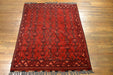 Tribal Unkhoi Oriental Rug 4'8" x 6'4" - Crafters and Weavers