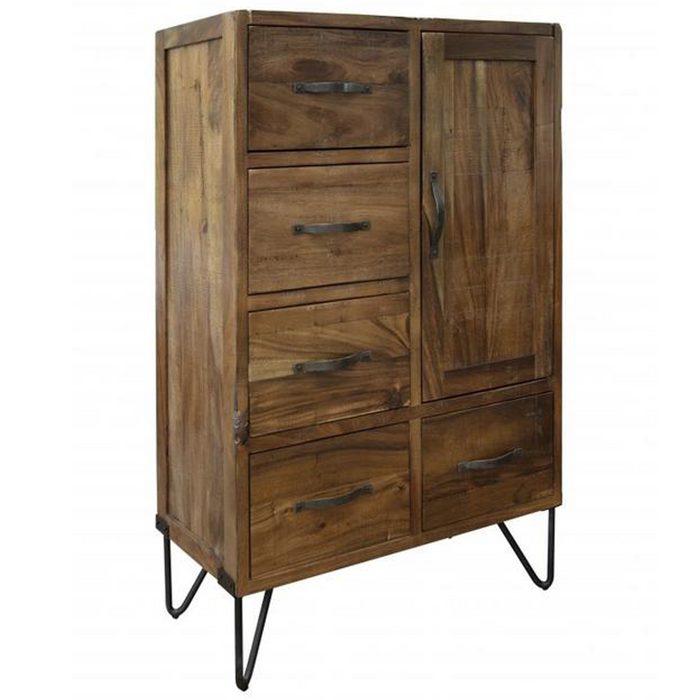 DISCONTINUED Granville Parota Hairpin Dresser / Chest - Crafters and Weavers