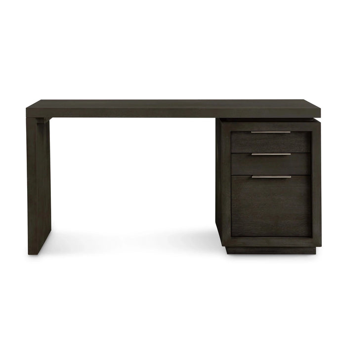 Solstice Modern 3-drawer Desk with File cabinet drawer - Gray