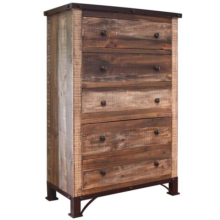 Bayshore Highboy Dresser - Multicolor - Crafters and Weavers