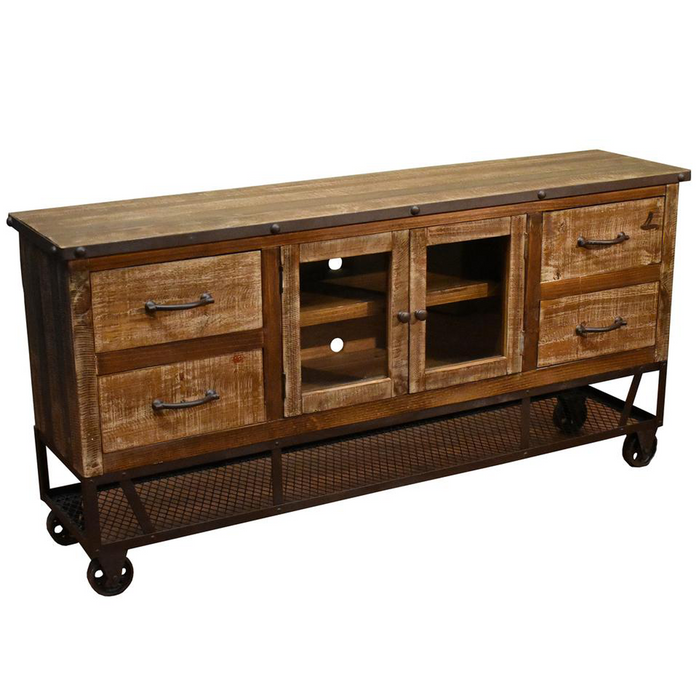 Addison Loft TV Stand - 65 inch - Crafters and Weavers