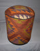 One of a Kind Kilim Rug Pouf Ottoman foot stool - #46 - Crafters and Weavers