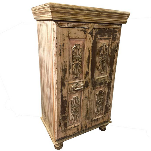 SOLD OUT Antique Painted Cabinet - Crafters and Weavers