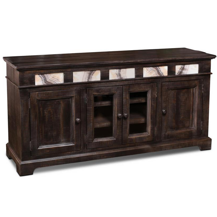Onyx 65" Rustic Sideboard / TV Stand - Crafters and Weavers
