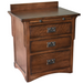 PREORDER Mission Crofter 3 Drawer Nightstand - Walnut (AW) - Crafters and Weavers