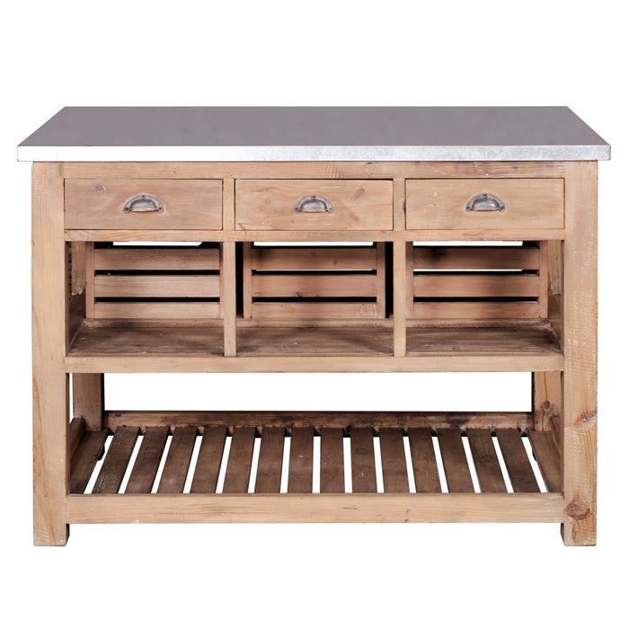 DUPLICATE - MEXICO - Barlow Crate Kitchen Island - Crafters and Weavers