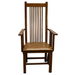 SOLD OUT Mission Stow Leaf Table & High Back Chair Dining Set - Light Oak - Crafters and Weavers