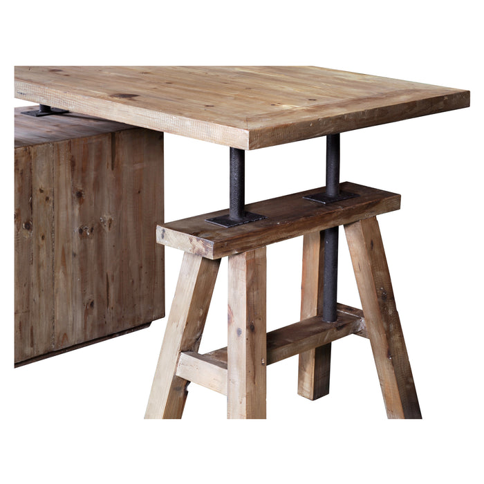 Barlow Sawhorse Desk - Crafters and Weavers
