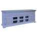 Keystone Panel Door TV Stand - 83" (2 Colors Available) - Grey - Crafters and Weavers