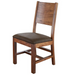 Granville Parota Solid Back Dining Chair #865 - Crafters and Weavers
