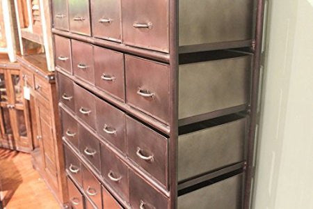 West Town 24 Drawer Cabinet - Crafters and Weavers