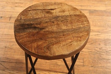 CLOSED Ashland Hair Pin Leg Stool - Crafters and Weavers